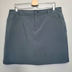 Eddie Bauer Gray Skort Women Size 14 Adventurer 2.0 Golf Tennis Pickleball Skirt
